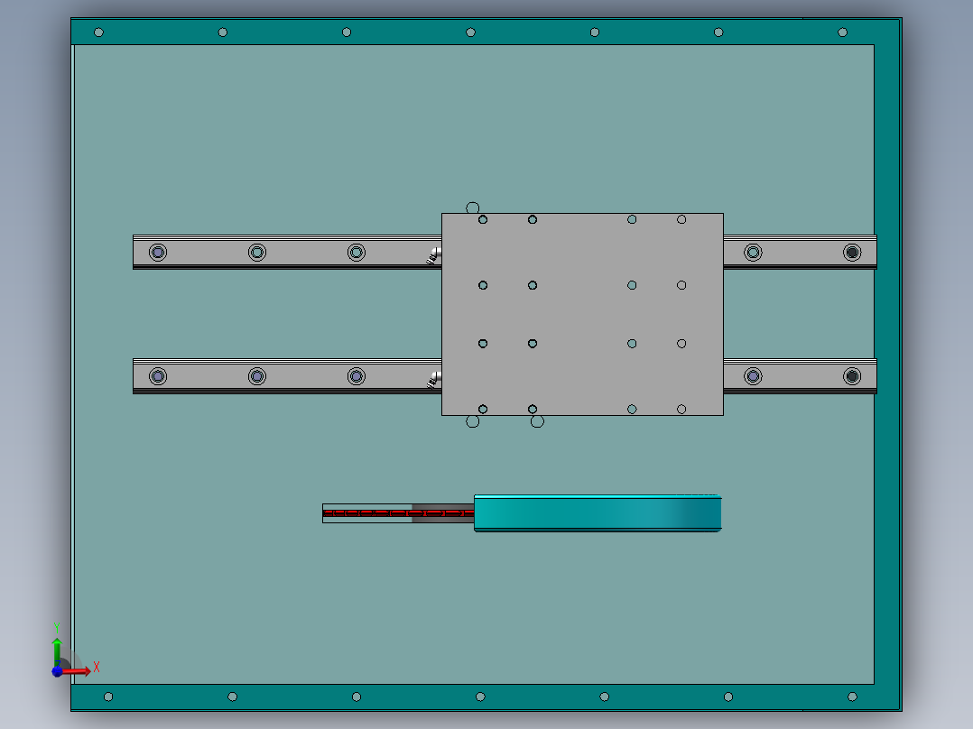 玉石切割机sw18可编辑前视图