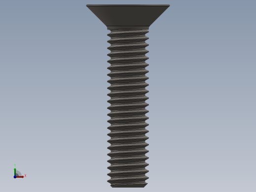 Screw_ISO_10642_M5x22_A2.SLDPRT前视缩略图
