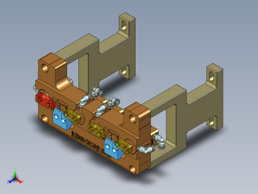 320-0690小零件CNC工装夹具三维模型-CNC0内腔结构加工治具-200120