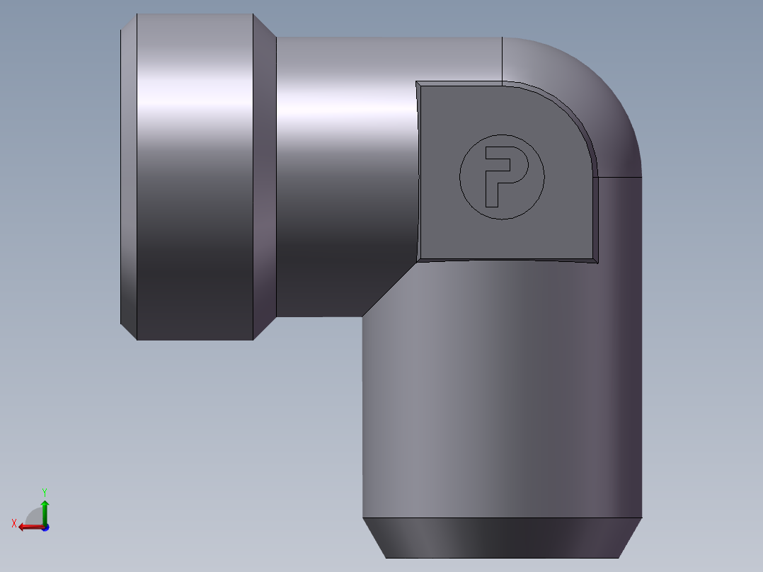 90度焊接接头、1DW9-42-30后视图