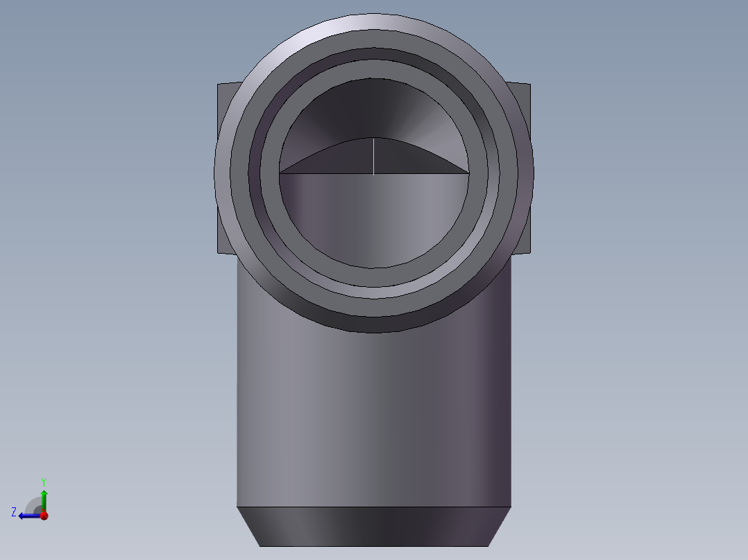 90度焊接接头、1DW9-42-30右视图