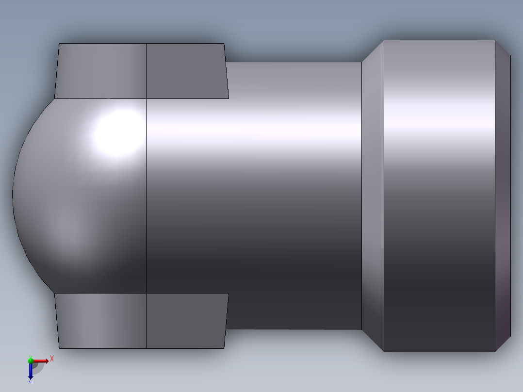 90度焊接接头、1DW9-42-30俯视图
