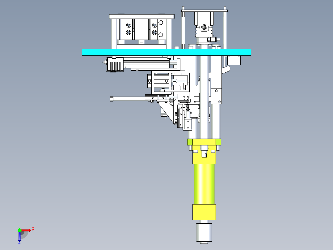 传感器电芯压入设备设计俯视图