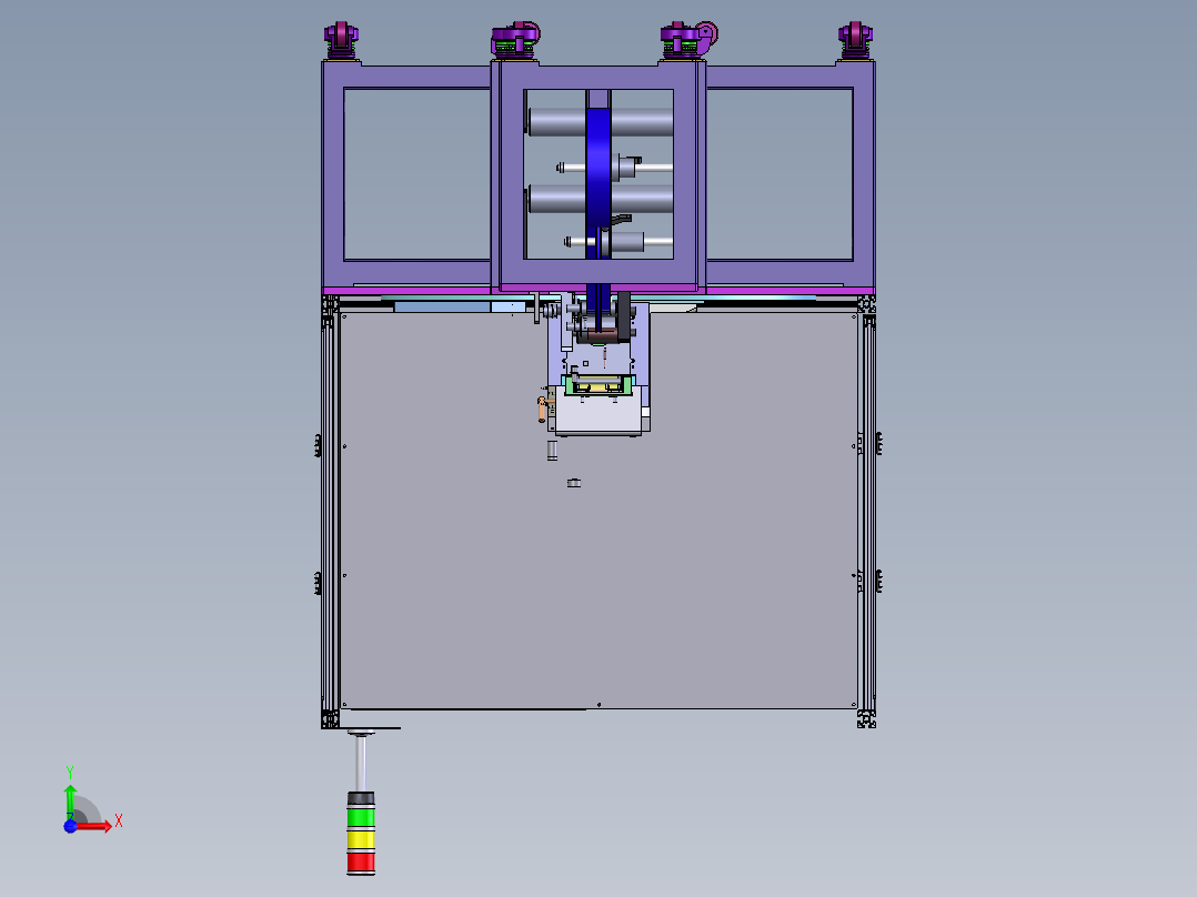 钢带自动裁切焊接V1.0.zip前视图