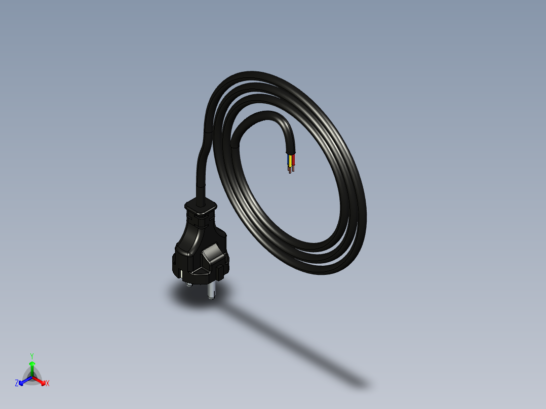 接插件(194)正等轴测图