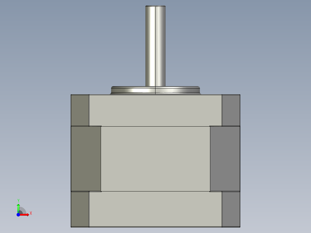 步进电机Nema17 - 17HS3401 - Usongshine前视图