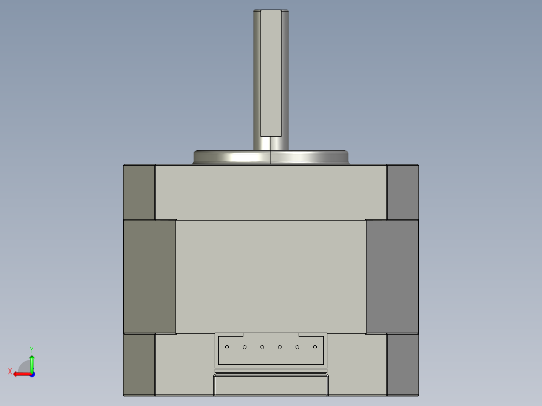 步进电机Nema17 - 17HS3401 - Usongshine后视图