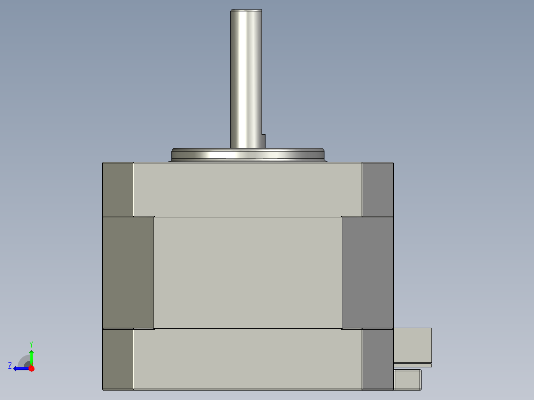 步进电机Nema17 - 17HS3401 - Usongshine右视图
