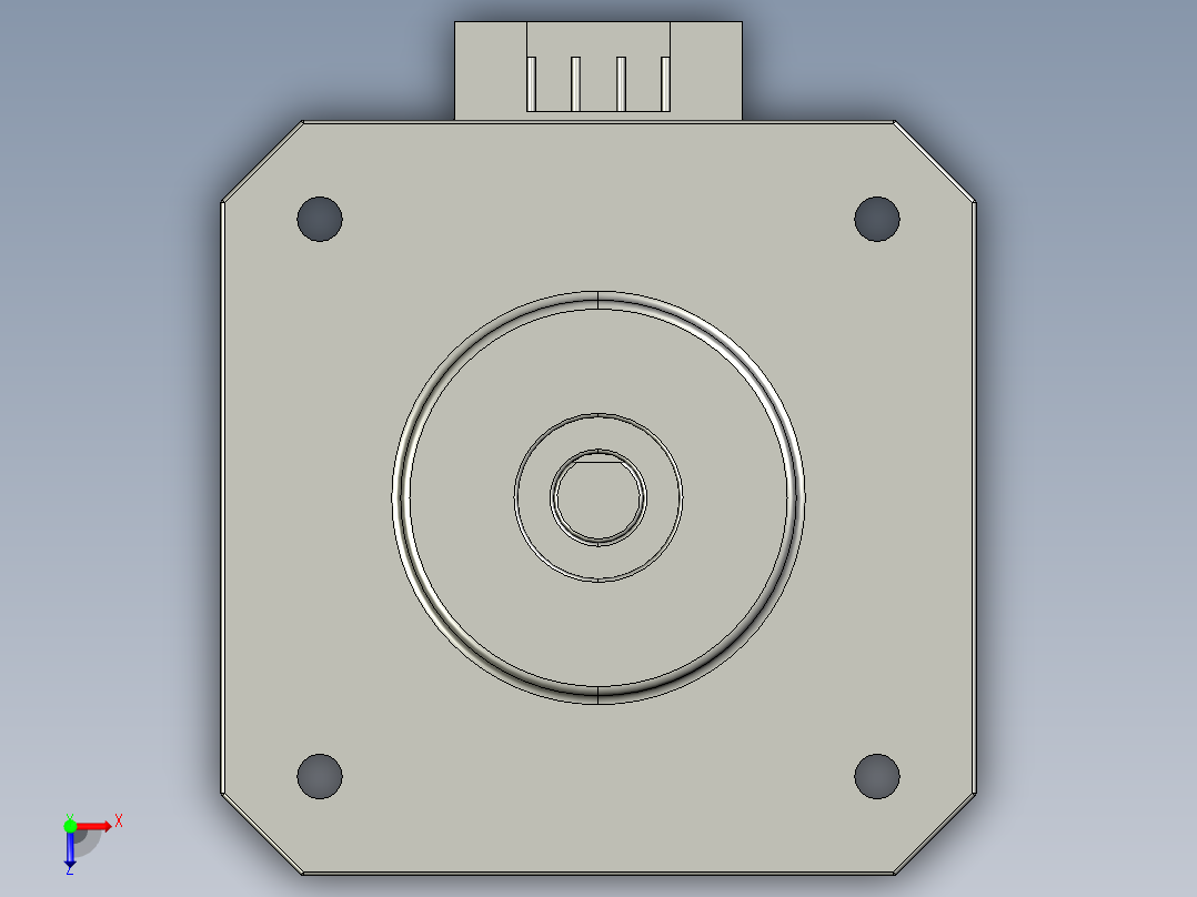 步进电机Nema17 - 17HS3401 - Usongshine俯视图