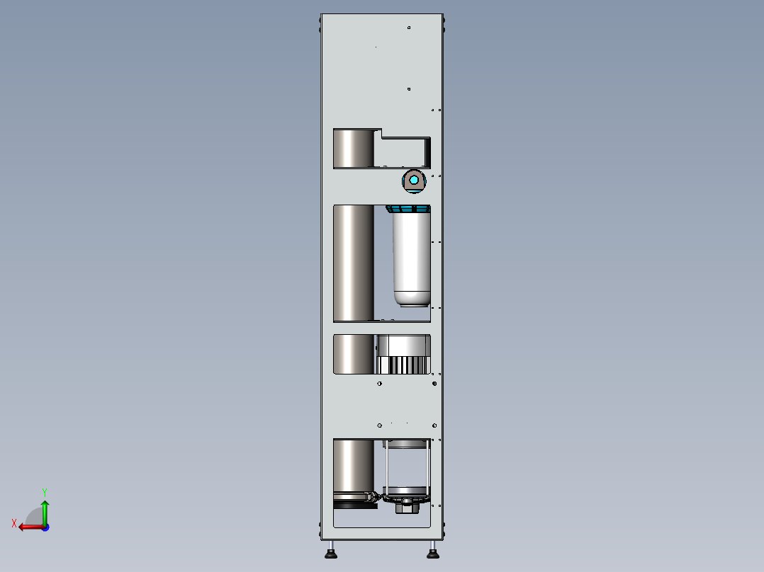 kissRO反渗透水处理设备后视图