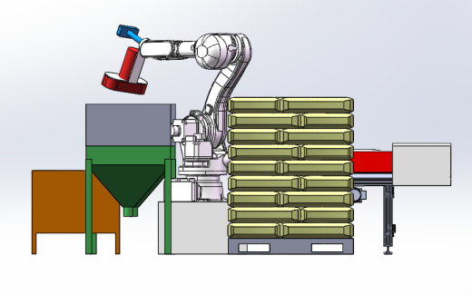 机器人料包清刷拆包（1对2）方案缩略图