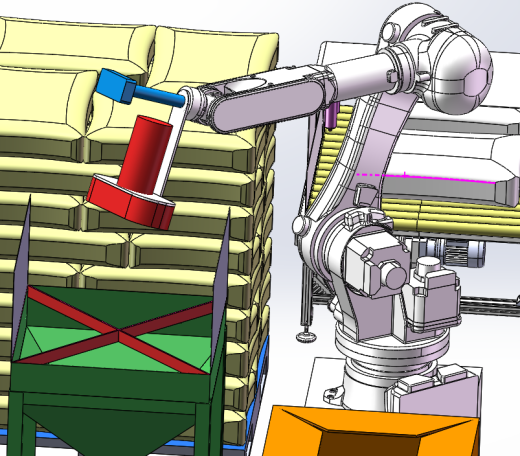 机器人料包清刷拆包（1对2）方案缩略图