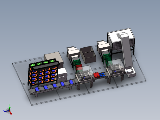电池单体拆解模型主视缩略图