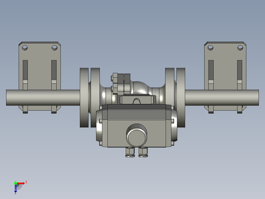 FYZYZZ03-01-02-DN20安装球阀俯视图