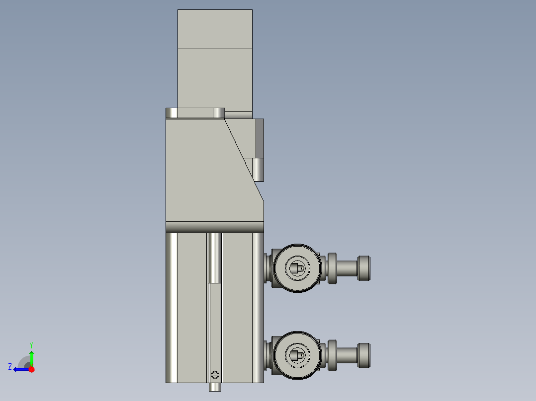 020400挡料装置-TQ-TC-QX004Z001右视图