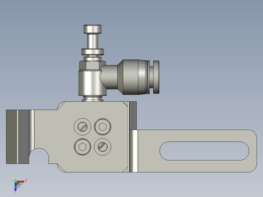 020400挡料装置-TQ-TC-QX004Z001俯视图