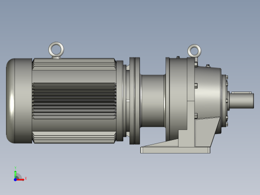 BWD型单级摆线针轮减速电机BWD1-29-Y15-4P-M1-1前视缩略图