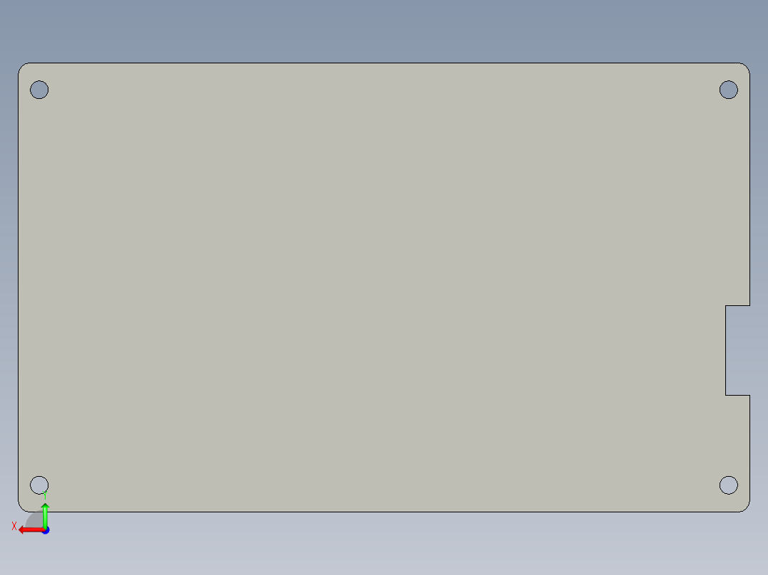 迪文43寸触摸屏后视图