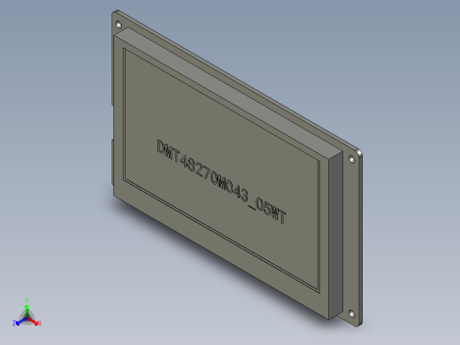 迪文43寸触摸屏正等轴测缩略图