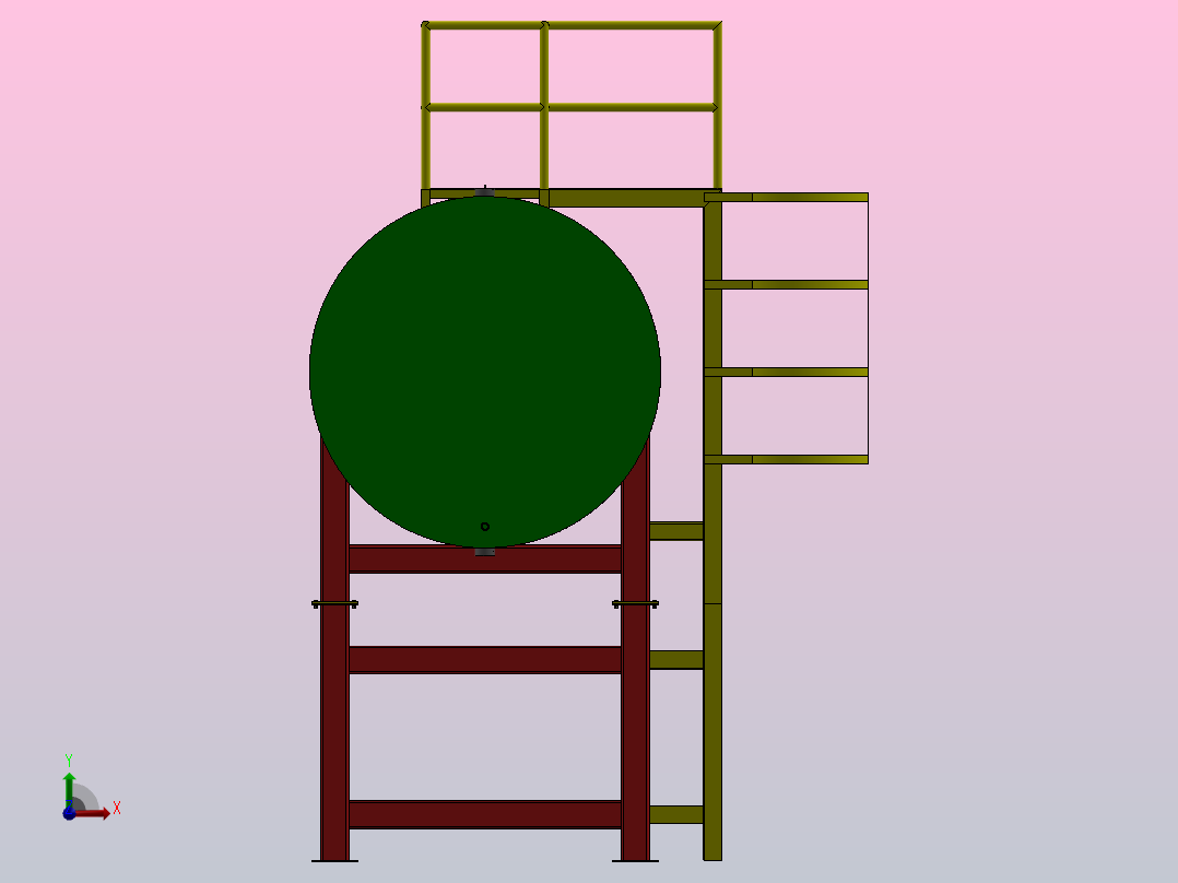 油箱容量 11,000 lts前视图