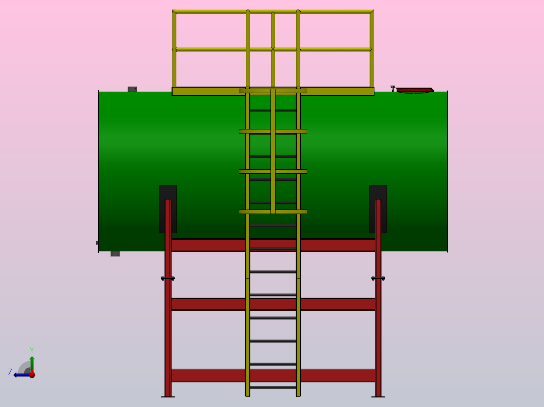 油箱容量 11,000 lts右视图