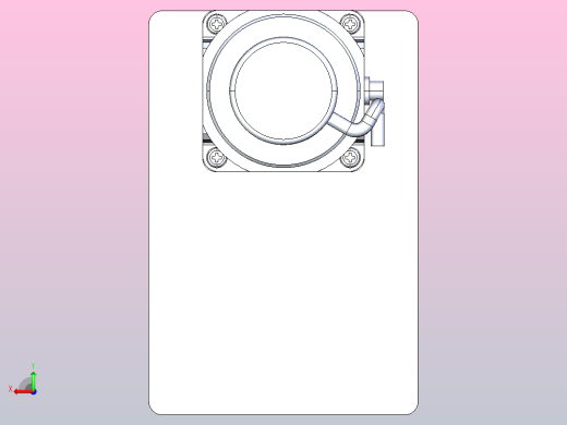曲柄滑块机构3D设计后视缩略图