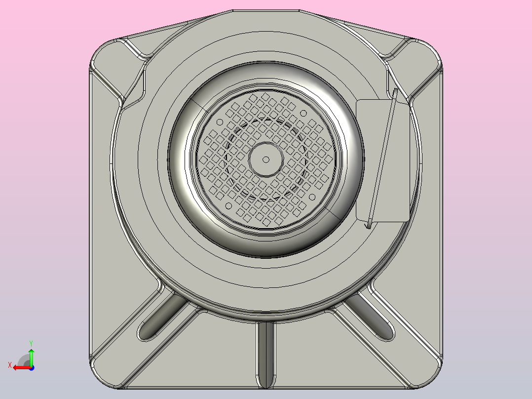 小型常规单相三维1.5KW4#LS单相后视图