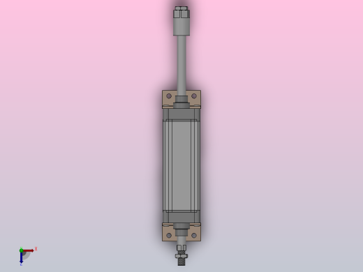 SEJ双轴复动行程可调型气缸SEJ 125×300-50-S俯视缩略图