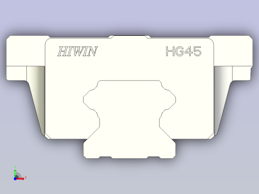 上银导轨 HGW45CC前视缩略图