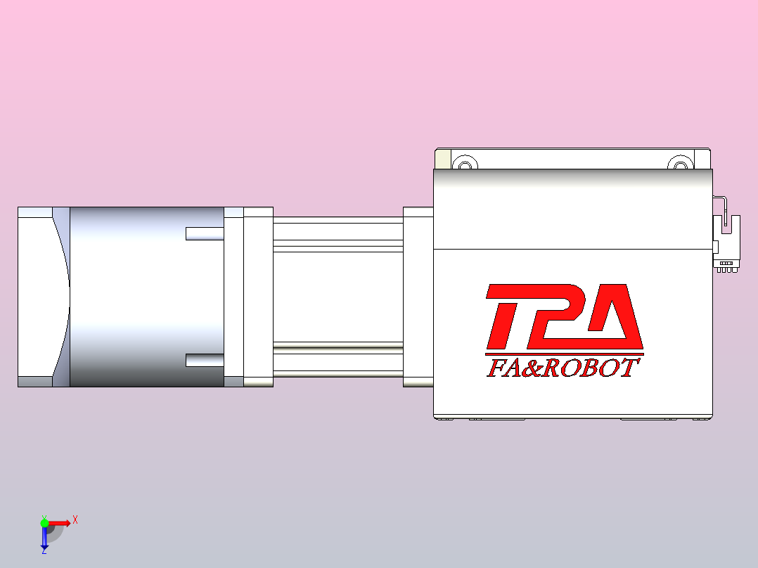 带式直线轴半闭式TPA-ONB-140-256-L4350-DL-J90-N3俯视图