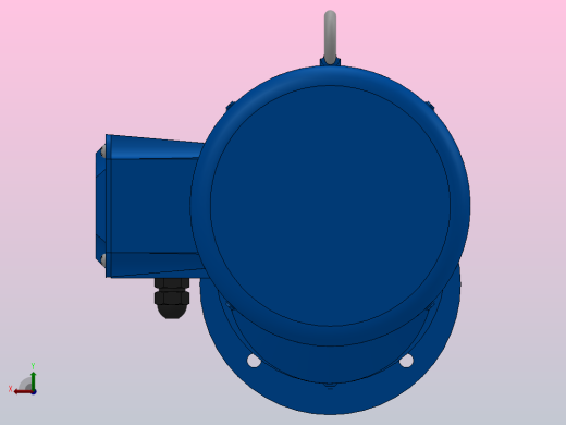 RXF67法兰轴伸式安装斜齿轮减速机RX67-Y3-4P-100-M1-0°-Φ200后视缩略图