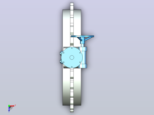815L凸耳式美标蝶阀[API815L-30”]俯视缩略图