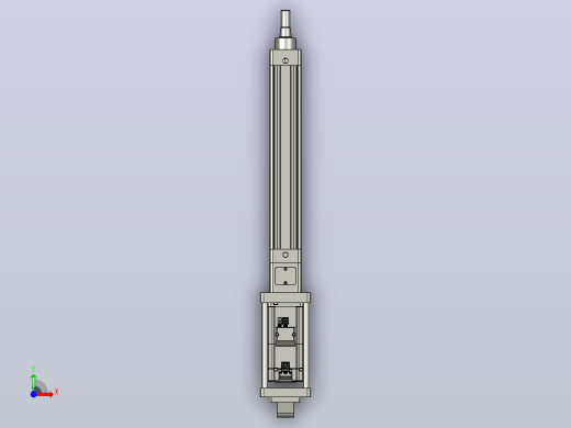 轻载电动缸TPA-ESR40-1210C-L200-M-CA-W-P40-C3前视缩略图
