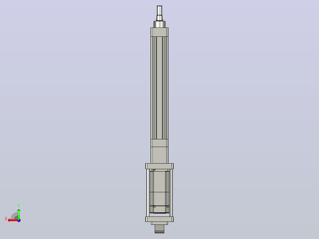 轻载电动缸TPA-ESR40-1210C-L200-M-CA-W-P40-C3后视图