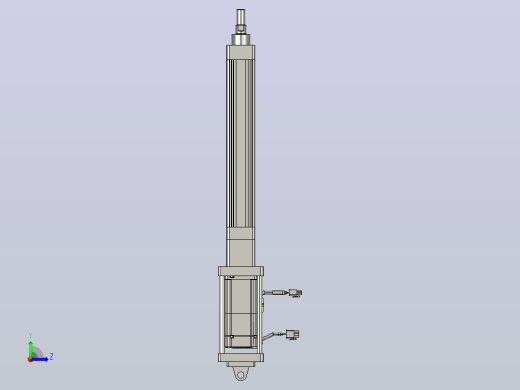 轻载电动缸TPA-ESR40-1210C-L200-M-CA-W-P40-C3左视缩略图