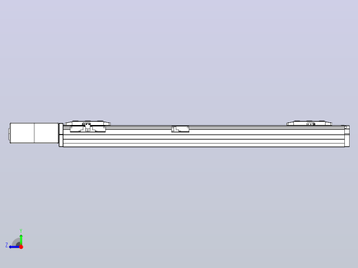 皮带直线轴双滑块型TPA-GCBS-80-P60-L250-QR-M20-N3右视缩略图