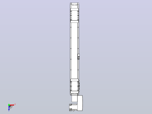 皮带直线轴双滑块型TPA-GCBS-80-P60-L250-QR-M20-N3俯视缩略图