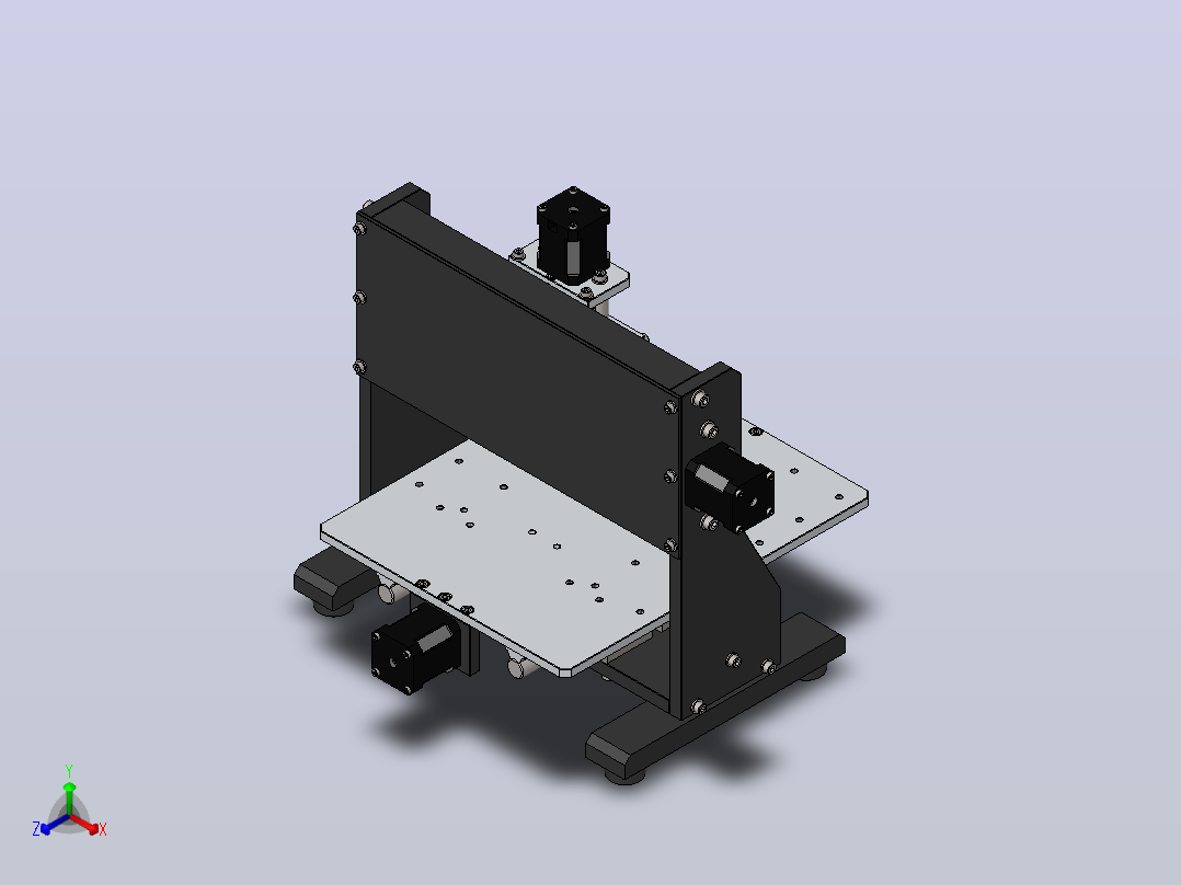 CNC62正等轴测图