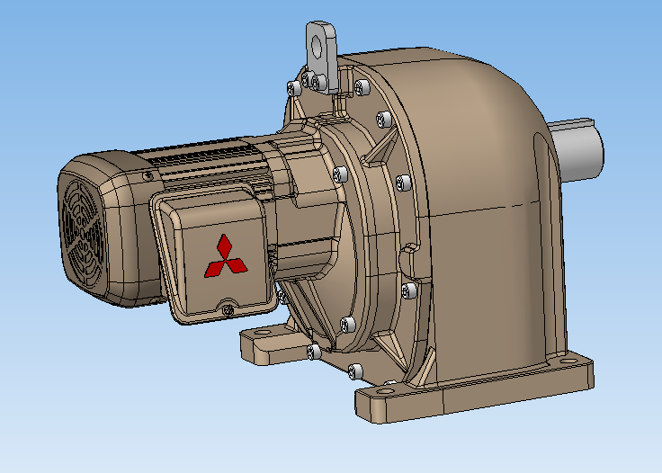 斜齿轮电机0.4kW i=270...450 GM-D三菱电机