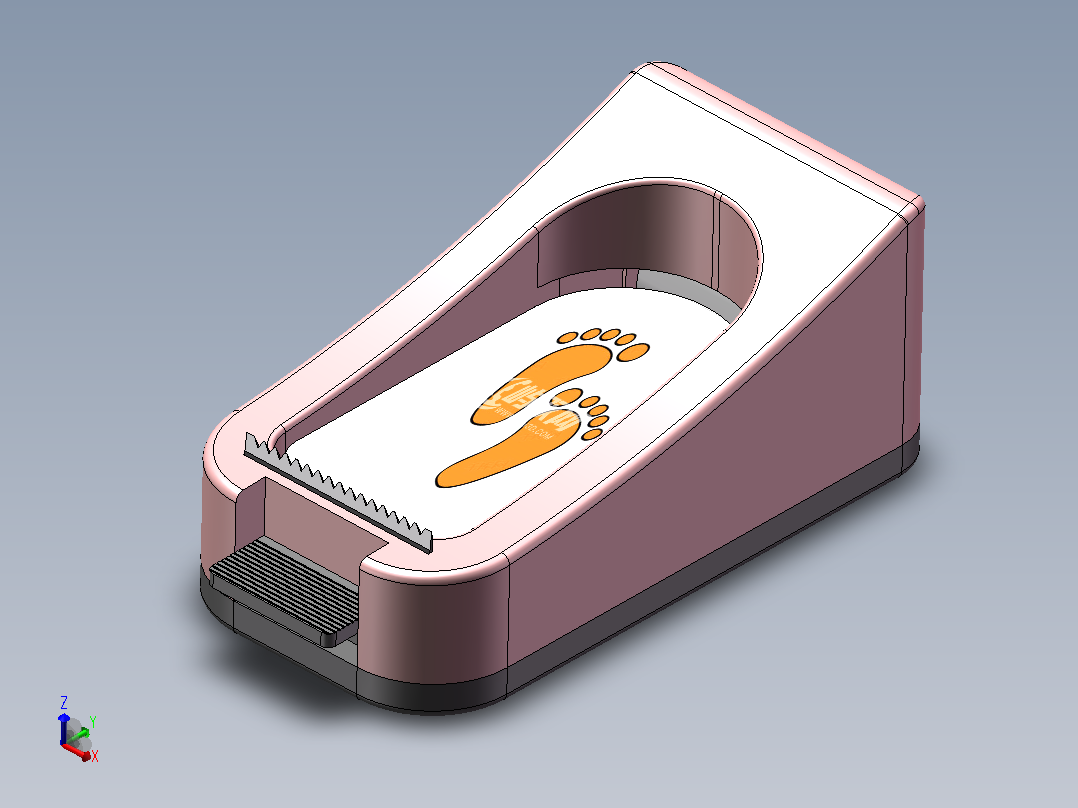 时尚鞋膜机装配主视图