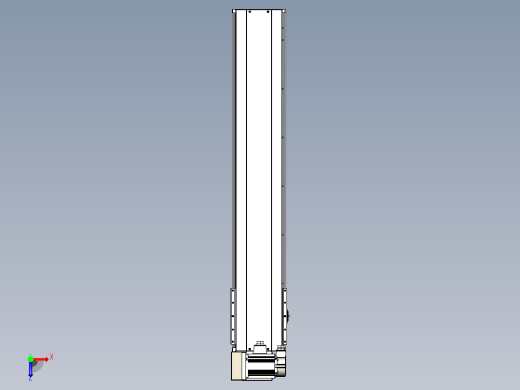 皮带直线轴半封闭可选导轨TPA-HNB-220D-176-L1000-LU-C-P1K-N3俯视缩略图