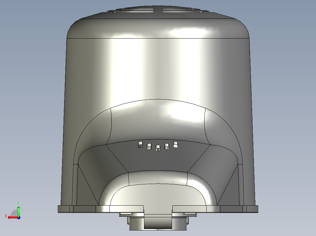 冰激凌机3D模型后视图