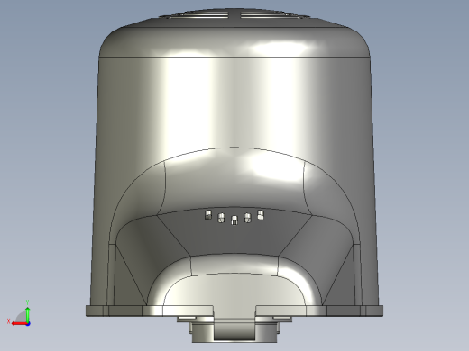 冰激凌机3D模型后视缩略图