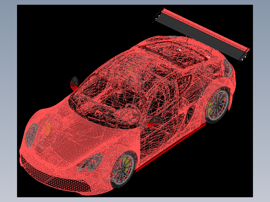 AUTOCAD 保时捷Boxster设计