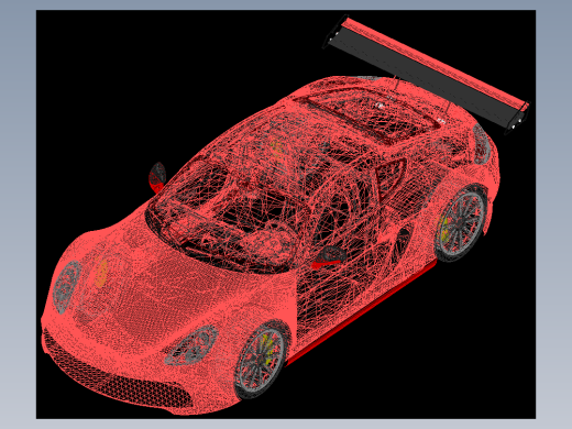 AUTOCAD 保时捷Boxster设计