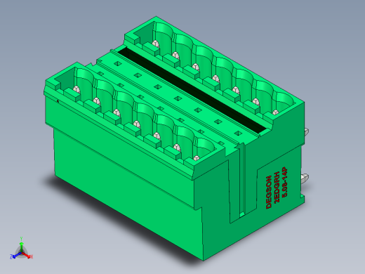 DEGSON 2EDG 系列 5.08mm 可插拔接线端子组-2EDGRH-5.08-14P-14-00AH