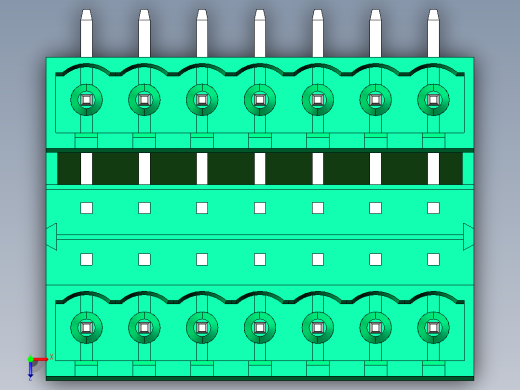 DEGSON 2EDG 系列 5.08mm 可插拔接线端子组-2EDGRH-5.08-14P-14-00AH俯视缩略图