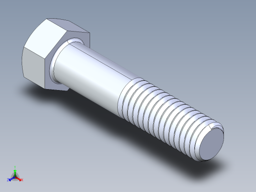 UNC 六角螺栓-Hex Bolt 0.4375-14 x 2