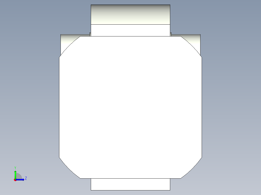 德克斯TUNKERS气缸数模KS_160_2_A00_T12_105GRAD左视图