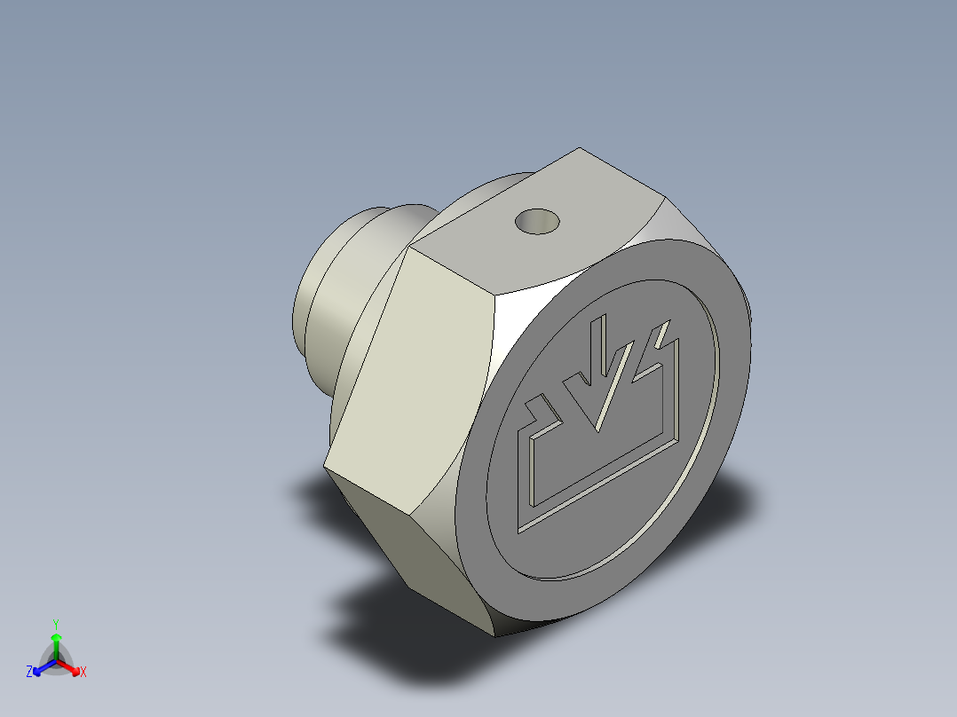 油箱蓋TCD,TCDF-3D多系列多零件图纸模型主视图